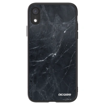 Picasee ULTIMATE CASE für Apple iPhone XR - Black marble