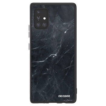 Picasee ULTIMATE CASE für Samsung Galaxy A71 A715F - Black marble