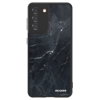 Picasee ULTIMATE CASE für Samsung Galaxy S21 5G G991B - Black marble