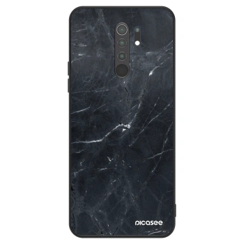 Hülle für Xiaomi Redmi 9 - Black marble