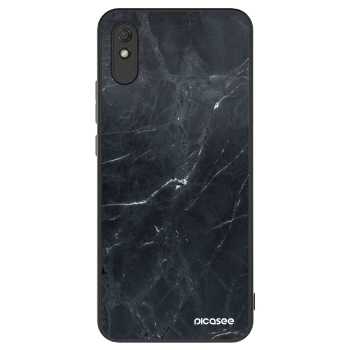 Hülle für Xiaomi Redmi 9A - Black marble