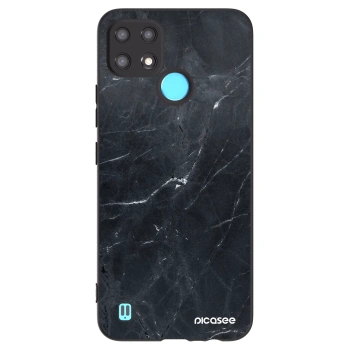 Hülle für Realme C21 - Black marble