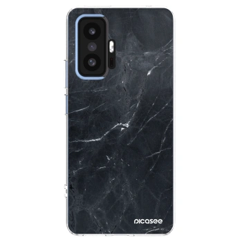 Picasee Xiaomi 11T Hülle - Transparentes Silikon - Black marble