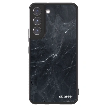 Picasee ULTIMATE CASE für Samsung Galaxy S22 5G - Black marble