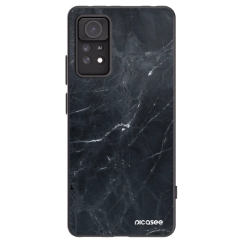 Picasee Xiaomi Redmi Note 11 Pro 5G Hülle - Schwarzes Silikon - Black marble