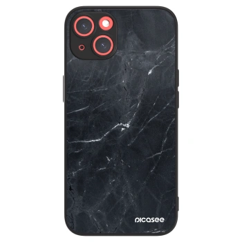 Picasee ULTIMATE CASE MagSafe für Apple iPhone 13 - Black marble
