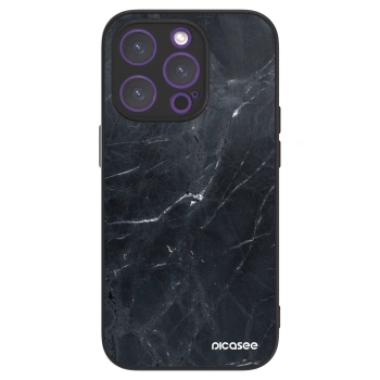 Picasee ULTIMATE CASE MagSafe für Apple iPhone 14 Pro - Black marble