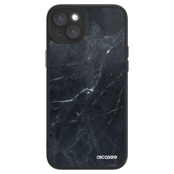 Picasee ULTIMATE CASE MagSafe für Apple iPhone 15 Plus - Black marble