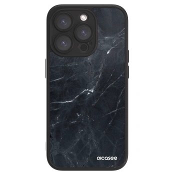 Picasee ULTIMATE CASE MagSafe für Apple iPhone 15 Pro - Black marble