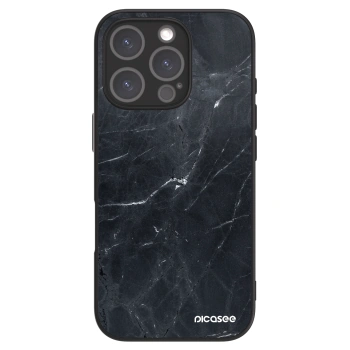 Picasee ULTIMATE CASE MagSafe für Apple iPhone 16 Pro - Black marble