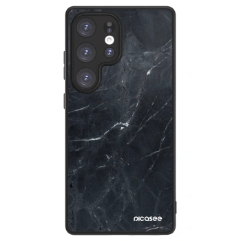 Picasee ULTIMATE CASE für Samsung Galaxy S25 Ultra 5G - Black marble