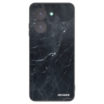 Picasee Xiaomi Redmi A5 Hülle - Schwarzes Silikon - Black marble