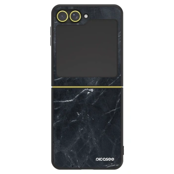 Hülle für Samsung Galaxy Z Flip7 FE 5G - Black marble
