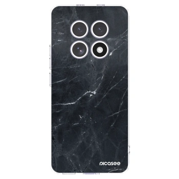 Picasee Xiaomi Redmi Note 15 Hülle - Transparentes Silikon - Black marble