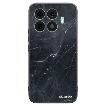 Picasee Xiaomi 17T Pro Hülle - Schwarzes Silikon - Black marble