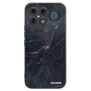 Picasee Xiaomi Poco F8 Ultra Hülle - Schwarzes Silikon - Black marble