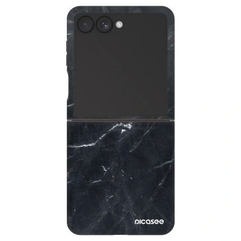Hülle für Samsung Galaxy Z Flip7 5G - Black marble