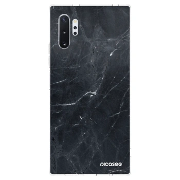 Hülle für Samsung Galaxy Note 10+ N975F - Black marble