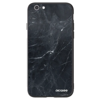 Hülle für Apple iPhone 6/6S - Black marble