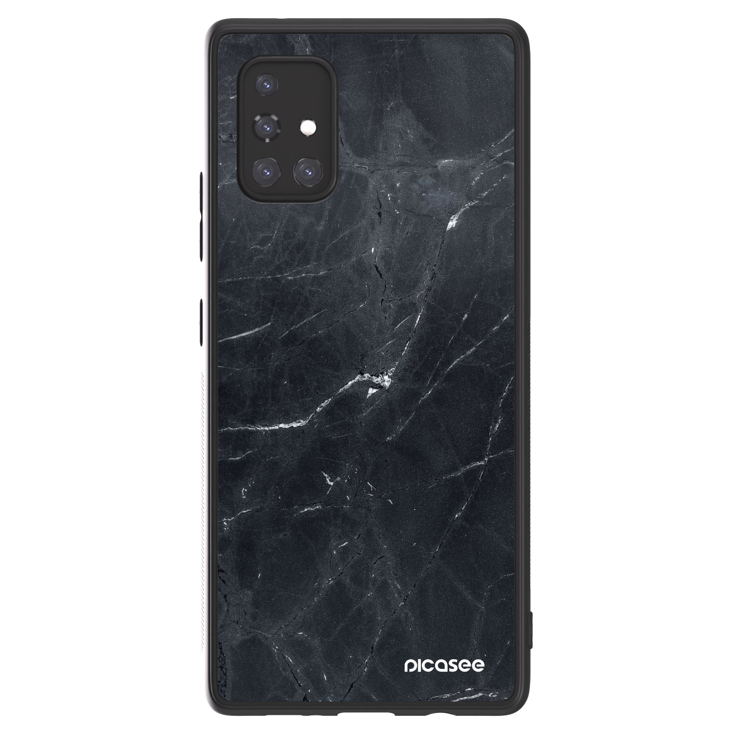 Picasee ULTIMATE CASE für Samsung Galaxy A71 A715F - Black marble