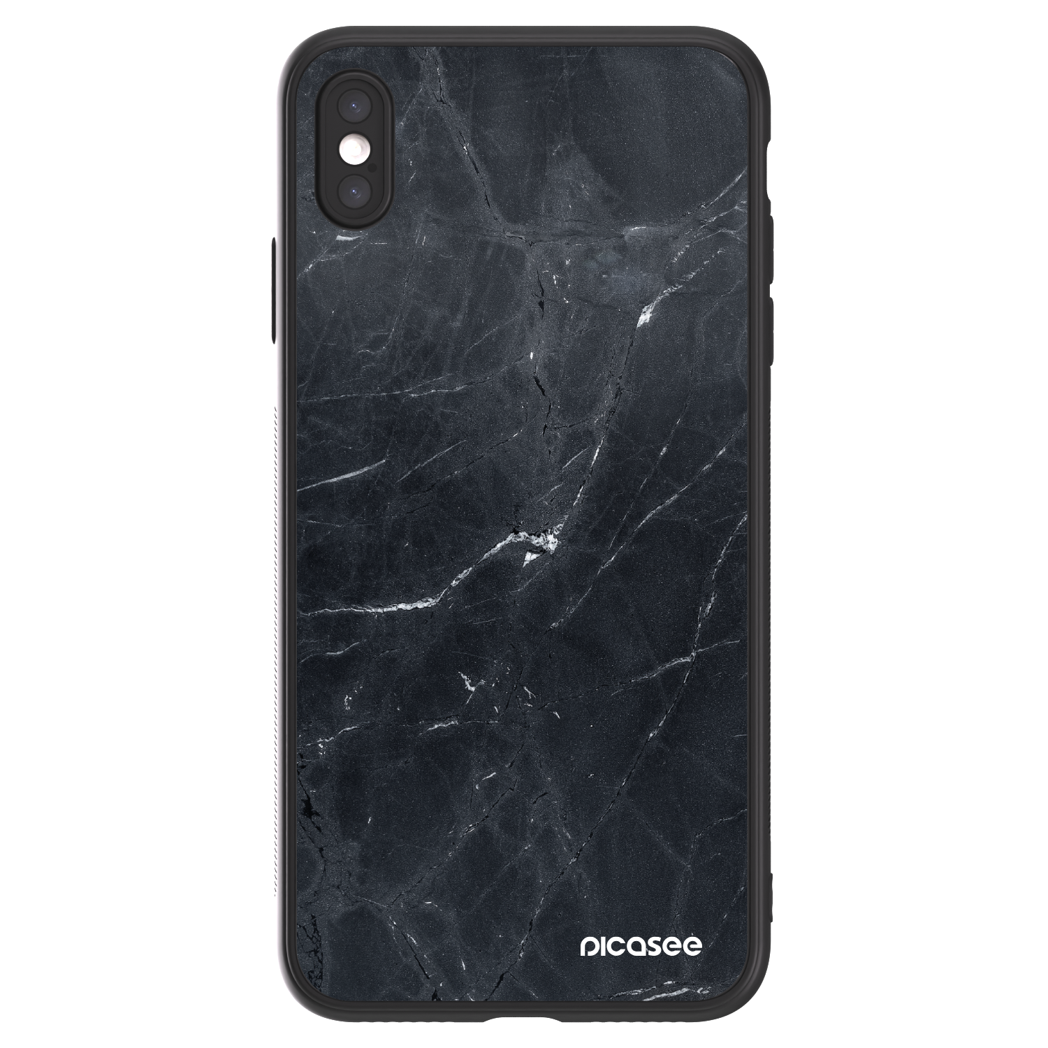 Picasee ULTIMATE CASE für Apple iPhone XS Max - Black marble