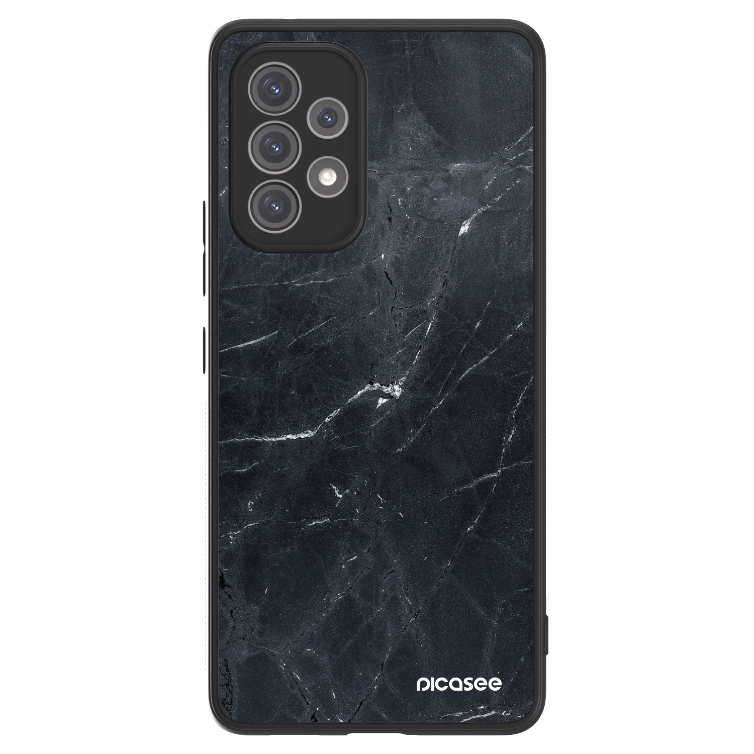 Picasee ULTIMATE CASE für Samsung Galaxy A52s 5G A528B - Black marble