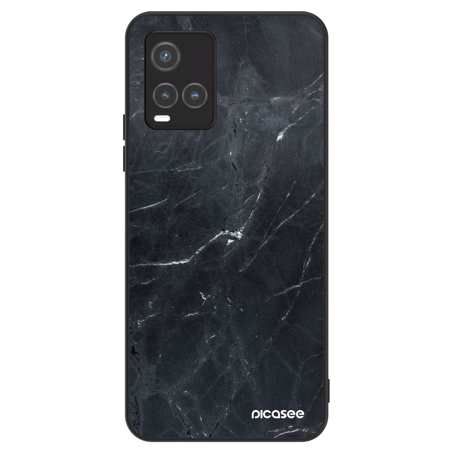 Picasee ULTIMATE CASE für Vivo Y33s - Black marble