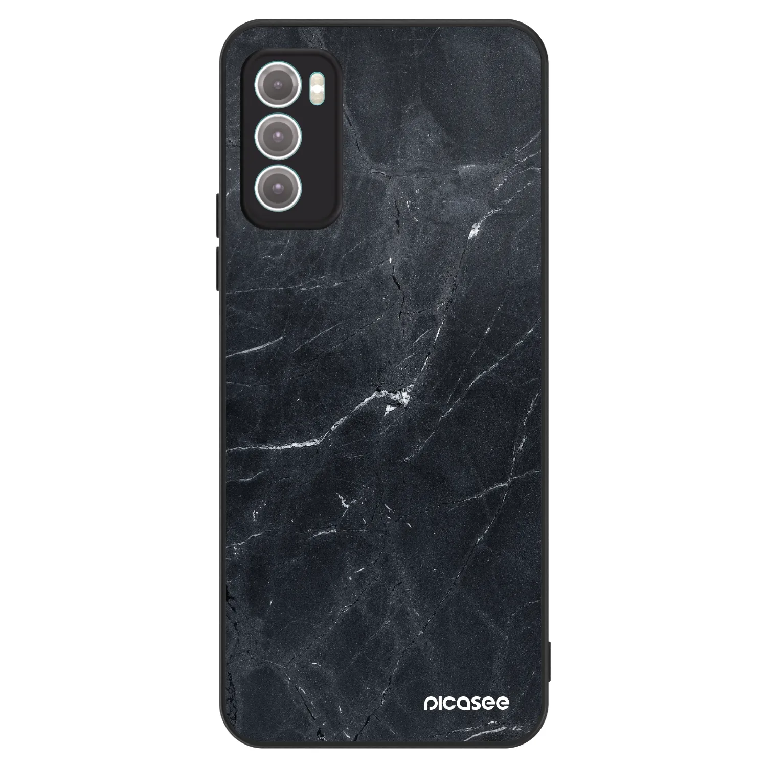 Picasee ULTIMATE CASE für Motorola Moto G60 - Black marble