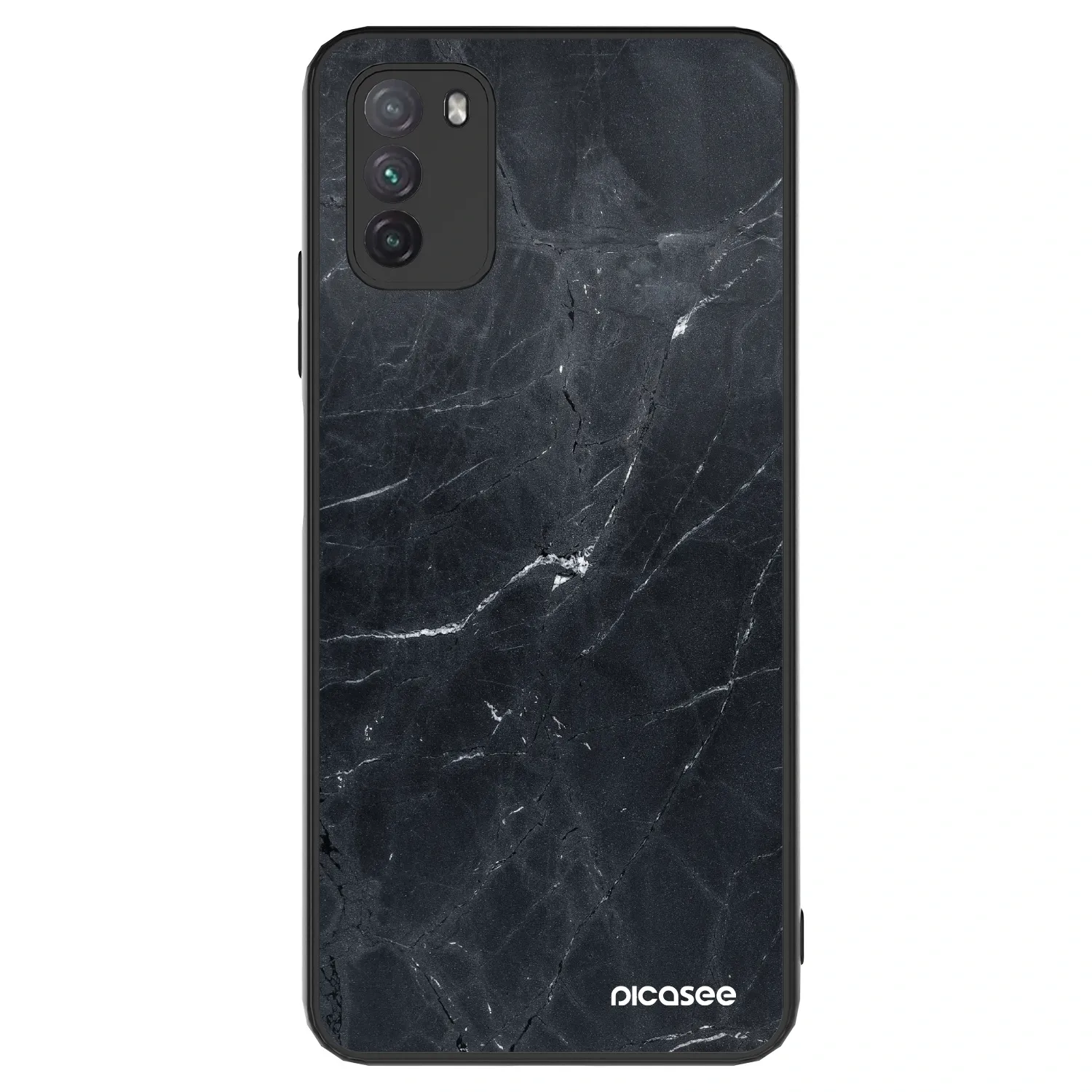 Picasee ULTIMATE CASE für Xiaomi Poco M3 - Black marble