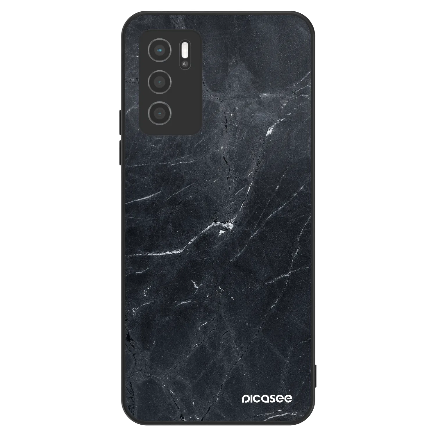 Picasee ULTIMATE CASE für OPPO A16s - Black marble