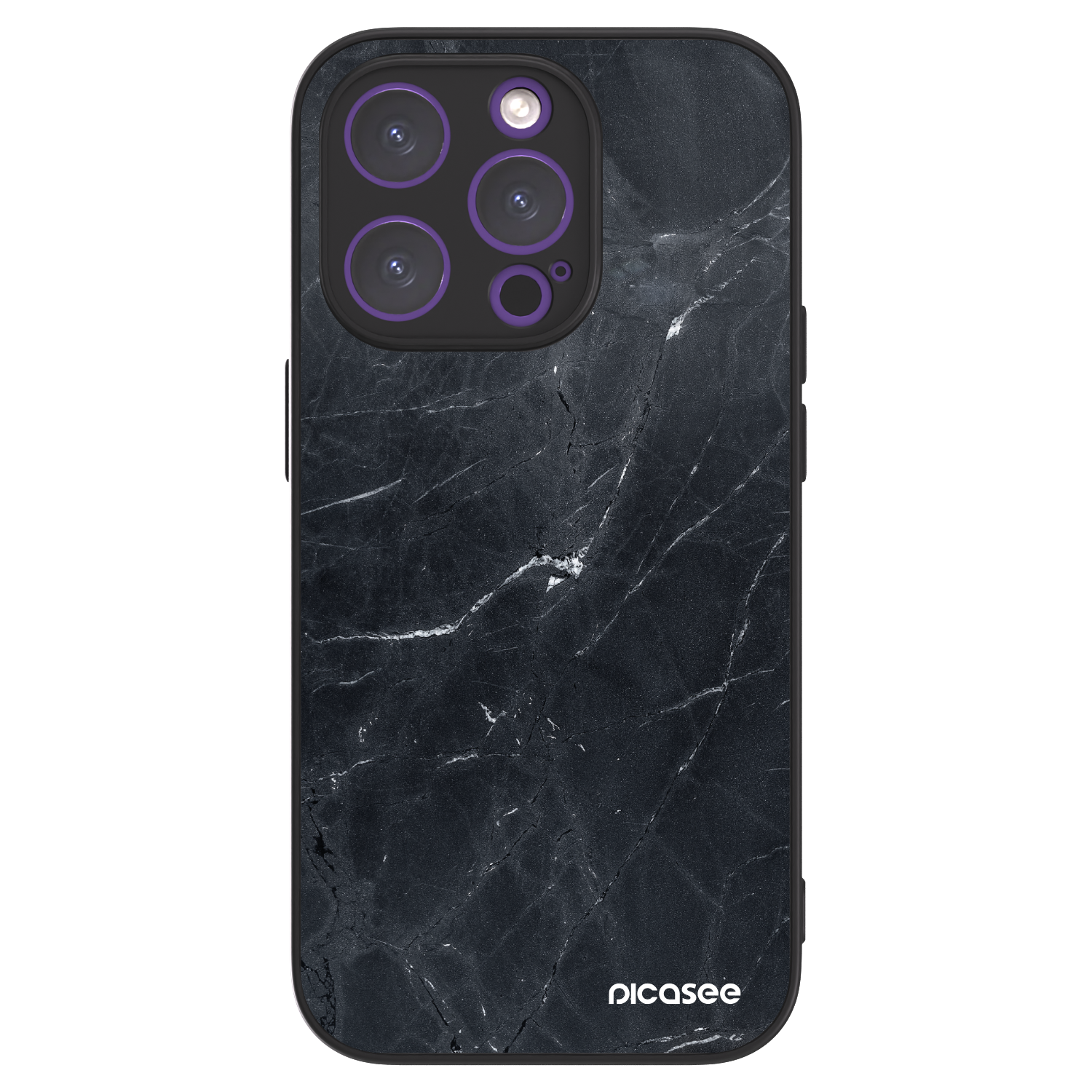 Picasee ULTIMATE CASE für Apple iPhone 14 Pro - Black marble