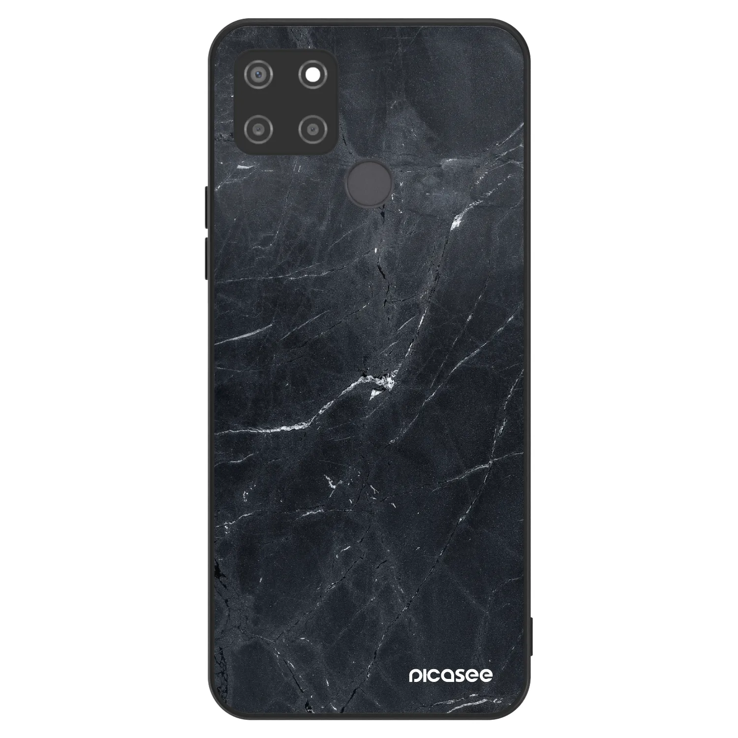 Picasee ULTIMATE CASE für Realme C21Y - Black marble