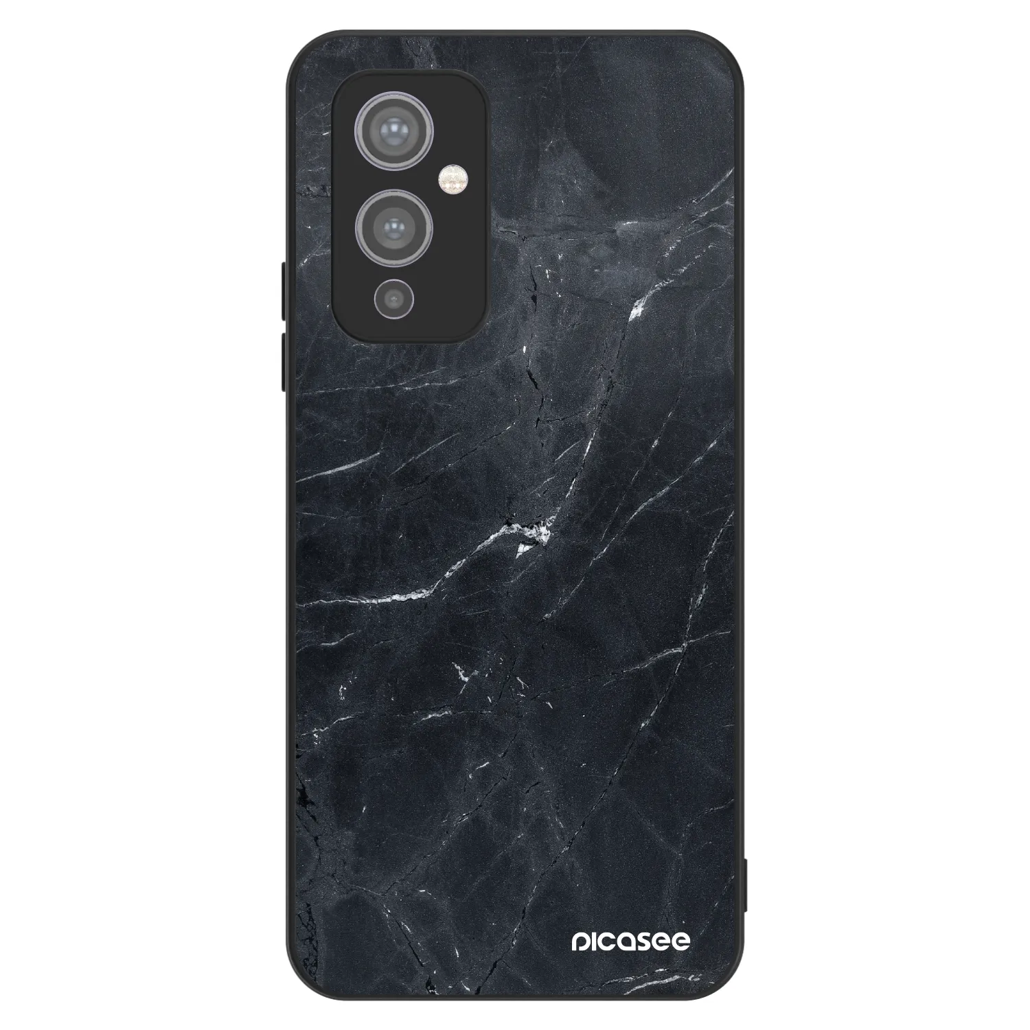 Picasee ULTIMATE CASE für OnePlus 9 - Black marble