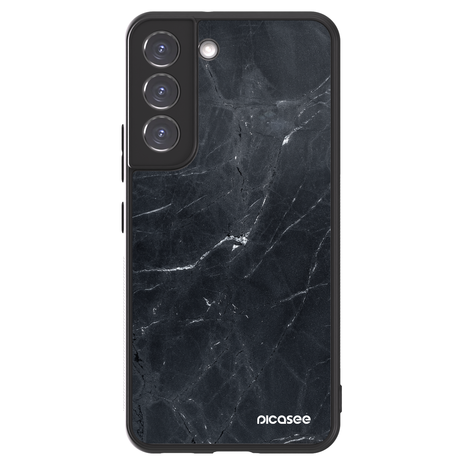 Picasee ULTIMATE CASE PowerShare für Samsung Galaxy S22 5G - Black marble
