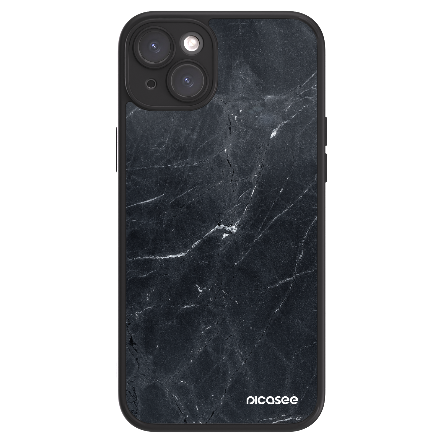 Picasee ULTIMATE CASE für Apple iPhone 15 Plus - Black marble