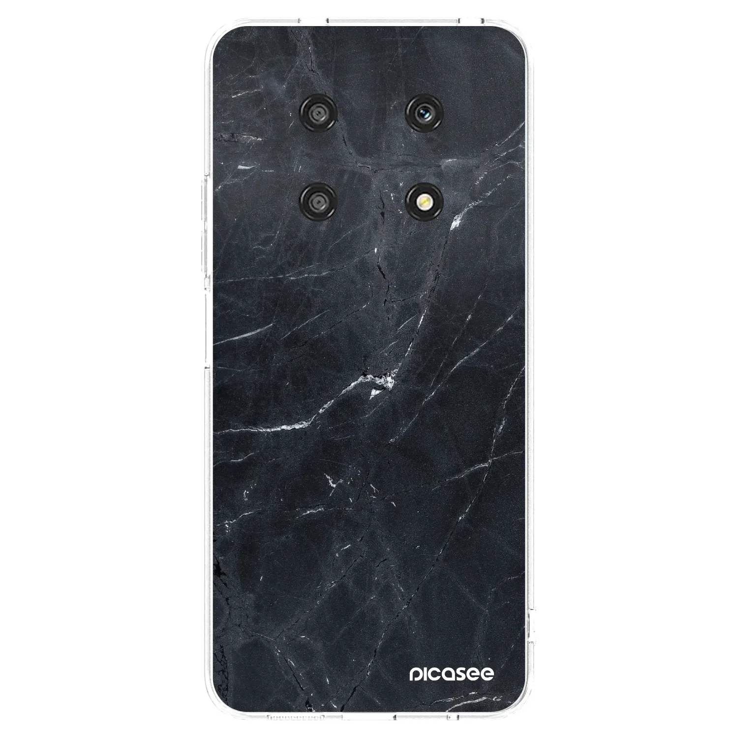 Picasee Honor Magic4 Lite 5G Hülle - Transparentes Silikon - Black marble