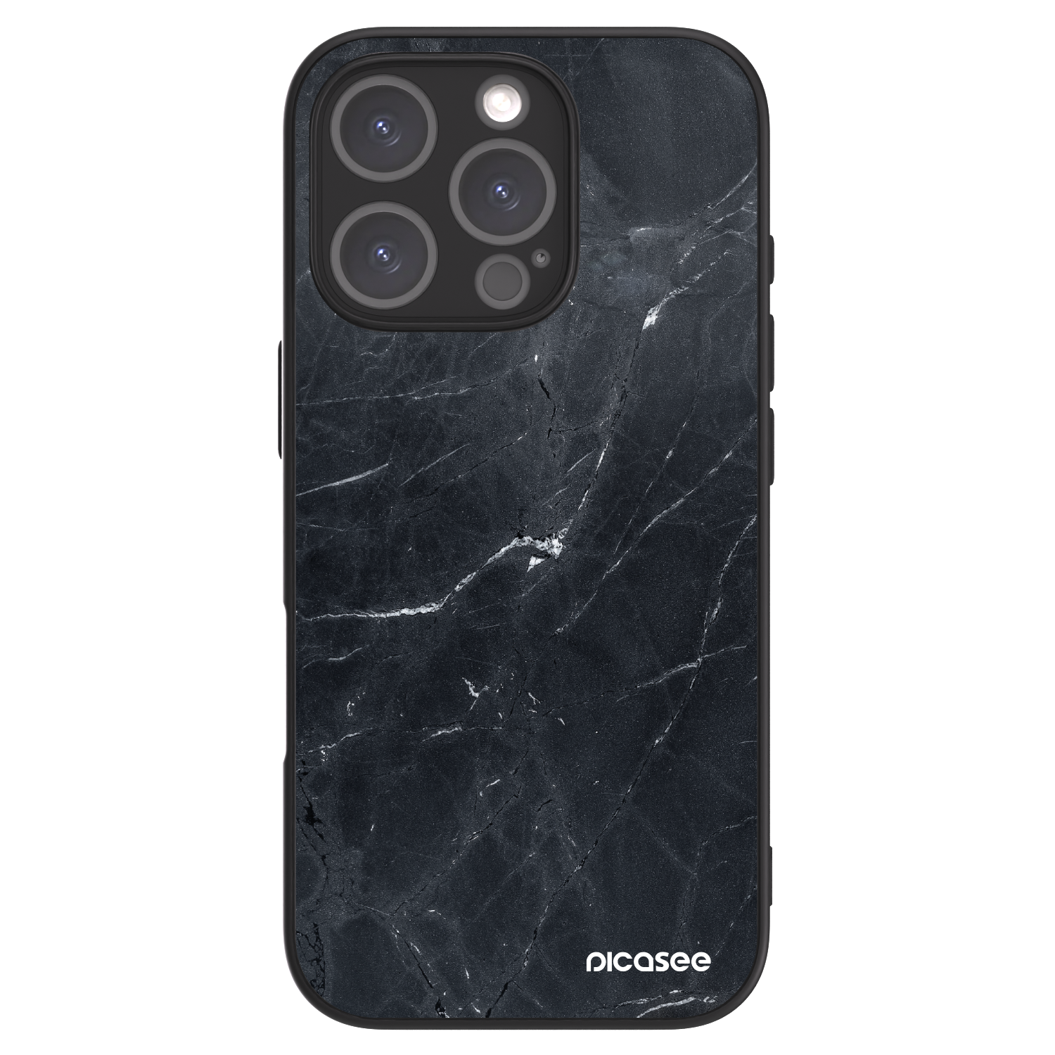 Picasee ULTIMATE CASE für Apple iPhone 16 Pro - Black marble