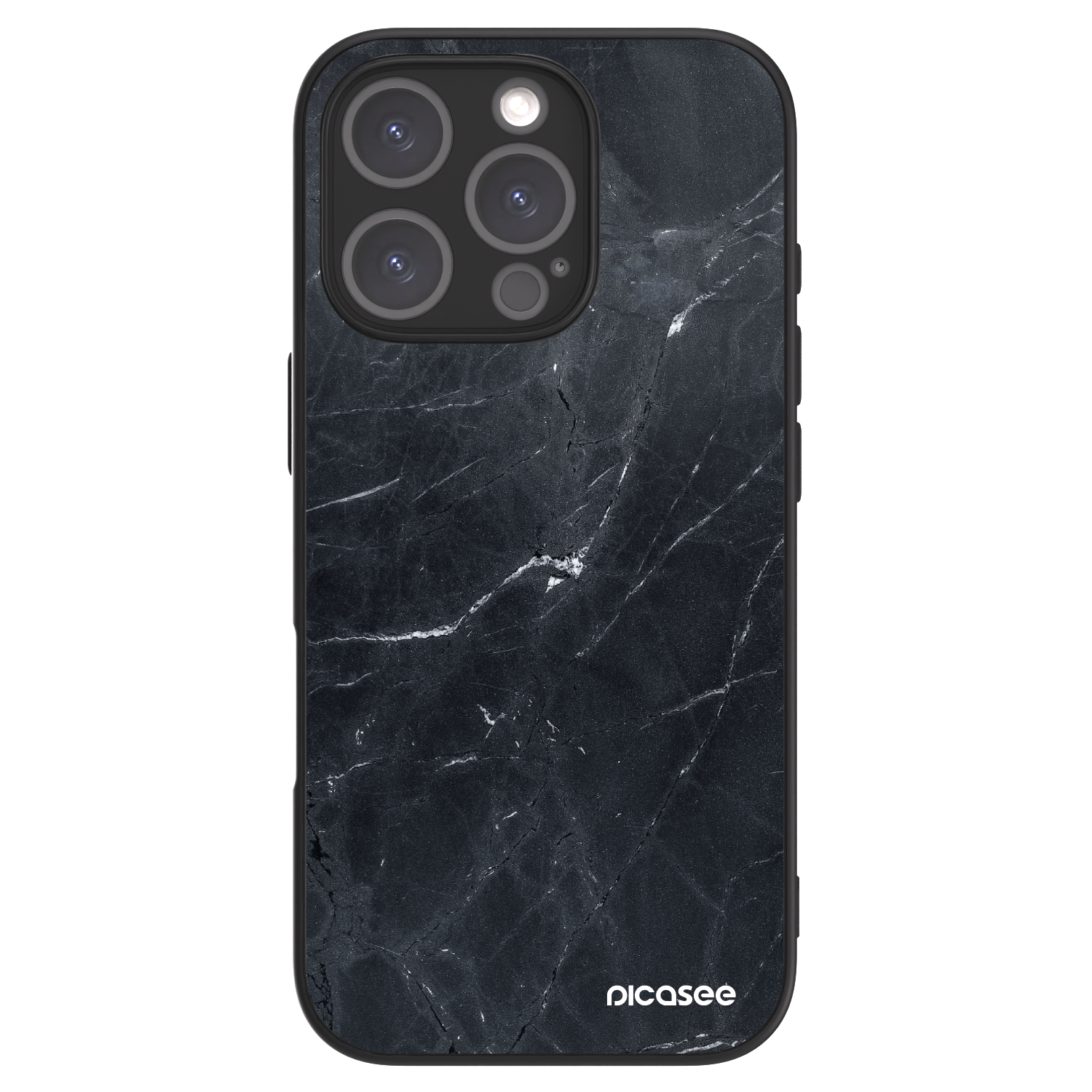 Picasee ULTIMATE CASE MagSafe für Apple iPhone 16 Pro - Black marble