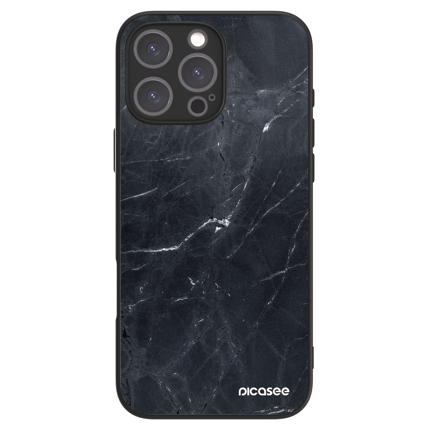 Picasee ULTIMATE CASE MagSafe für Apple iPhone 16 Pro Max - Black marble