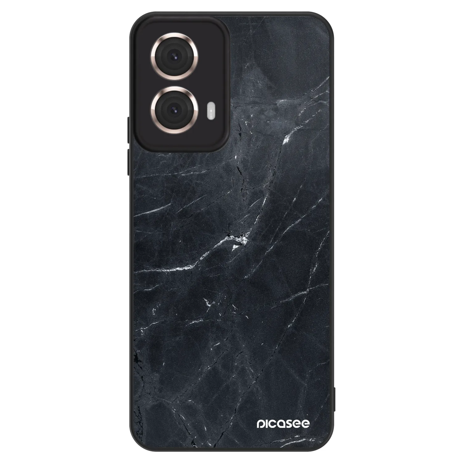 Picasee ULTIMATE CASE für Motorola Moto G85 - Black marble