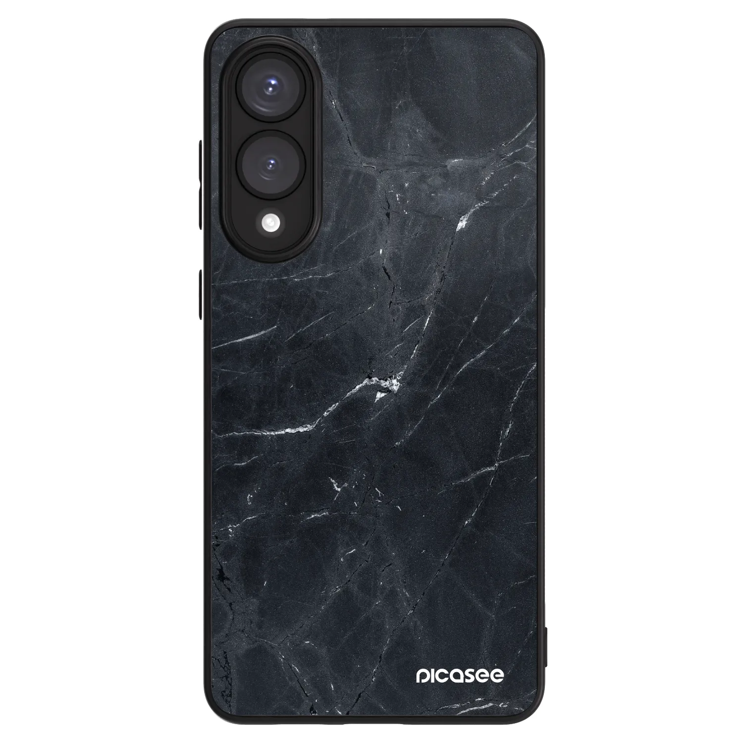 Picasee ULTIMATE CASE PowerShare für Samsung Galaxy S25 Edge 5G - Black marble