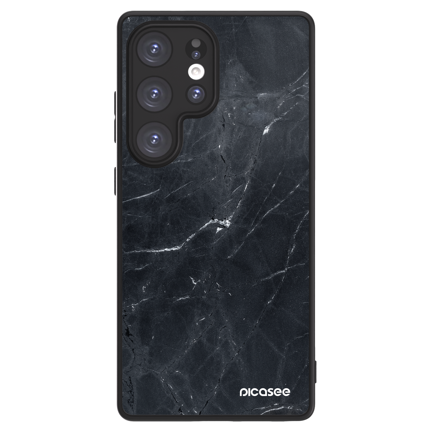 Picasee ULTIMATE CASE PowerShare für Samsung Galaxy S25 Ultra 5G - Black marble