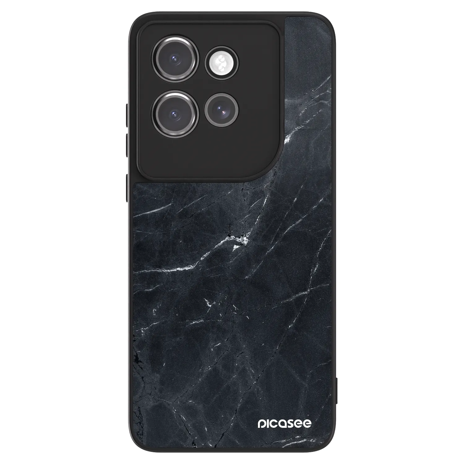 Picasee ULTIMATE CASE für Motorola Edge 50 Neo - Black marble