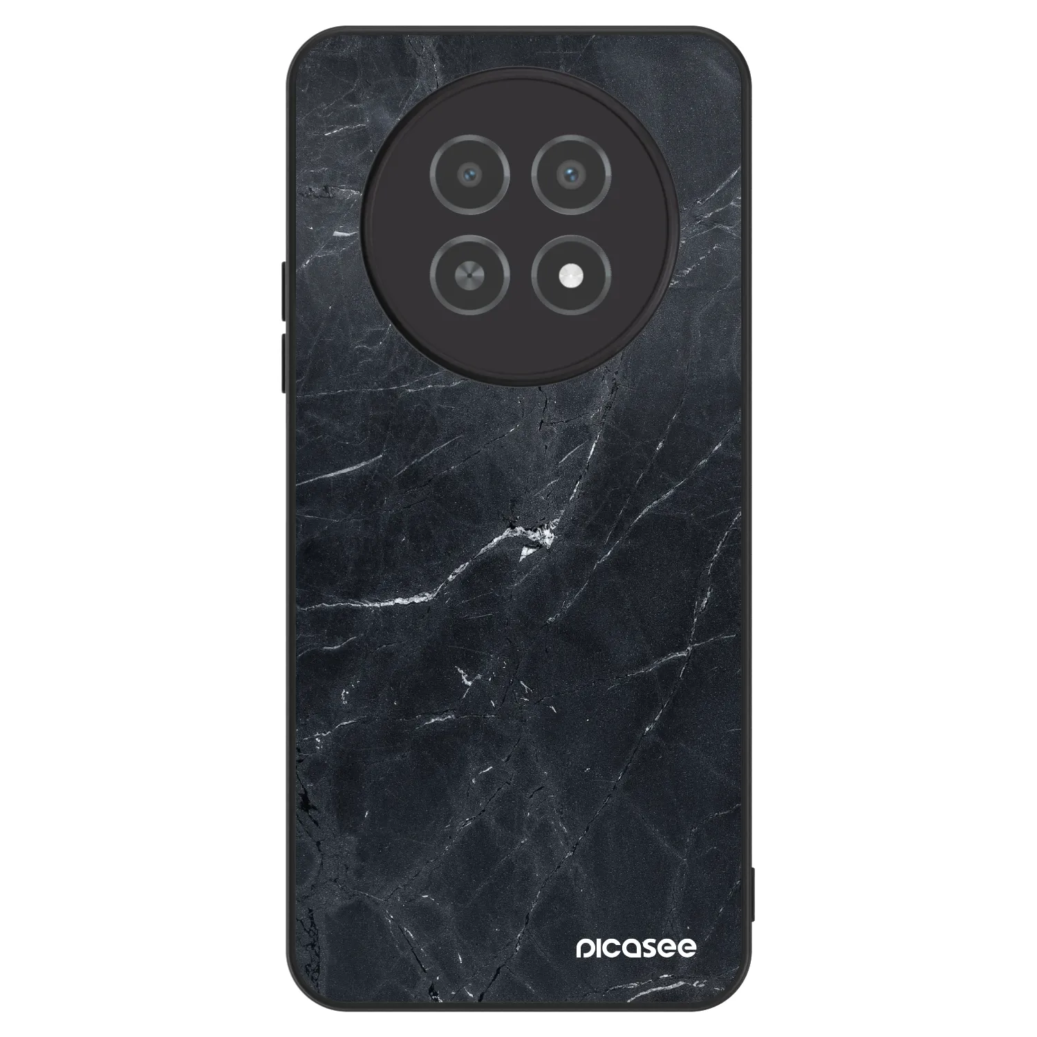 Picasee ULTIMATE CASE für Realme 12X - Black marble