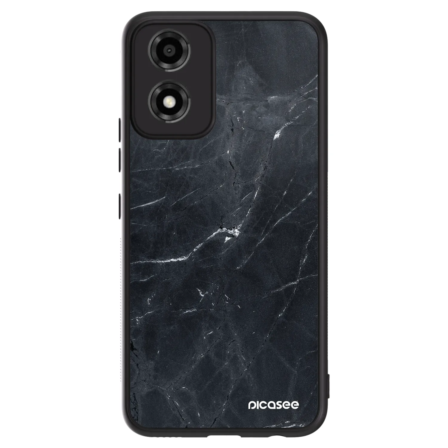 Picasee ULTIMATE CASE für Motorola Moto E14 - Black marble