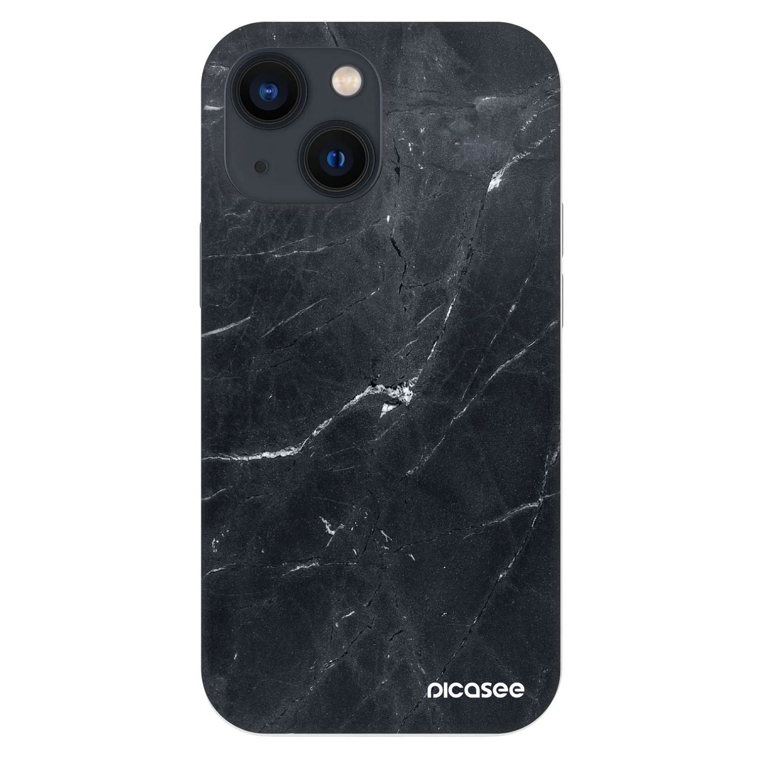 Picasee Fashion Case für Apple iPhone 13 mini - Black marble
