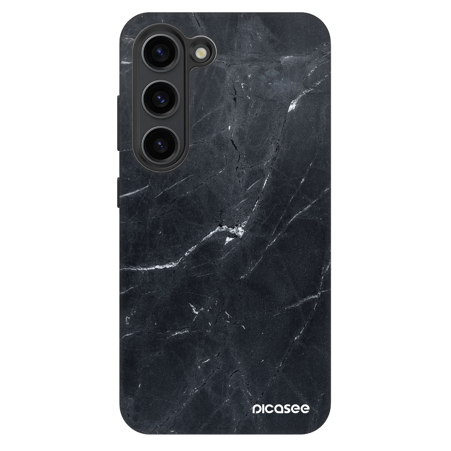 Picasee Fashion Case für Samsung Galaxy S23 5G - Black marble