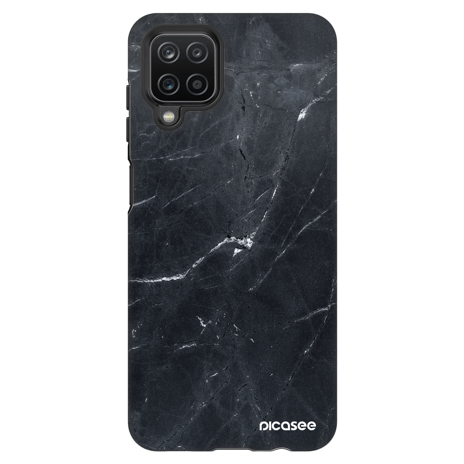 Picasee Fashion Case für Samsung Galaxy A12 A125F - Black marble