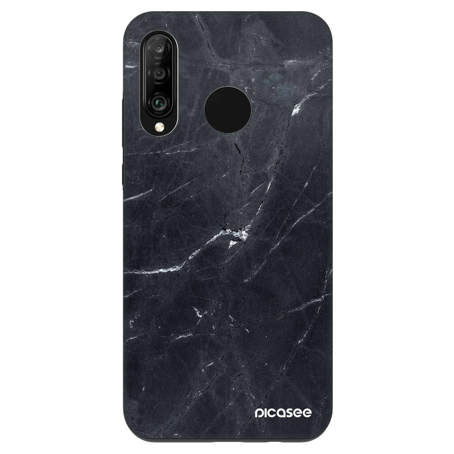 Picasee Fashion Case für Huawei P30 Lite - Black marble