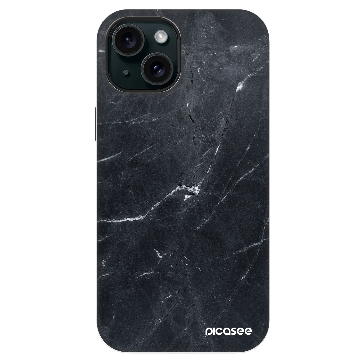 Picasee Fashion Case MagSafe für Apple iPhone 13 - Black marble